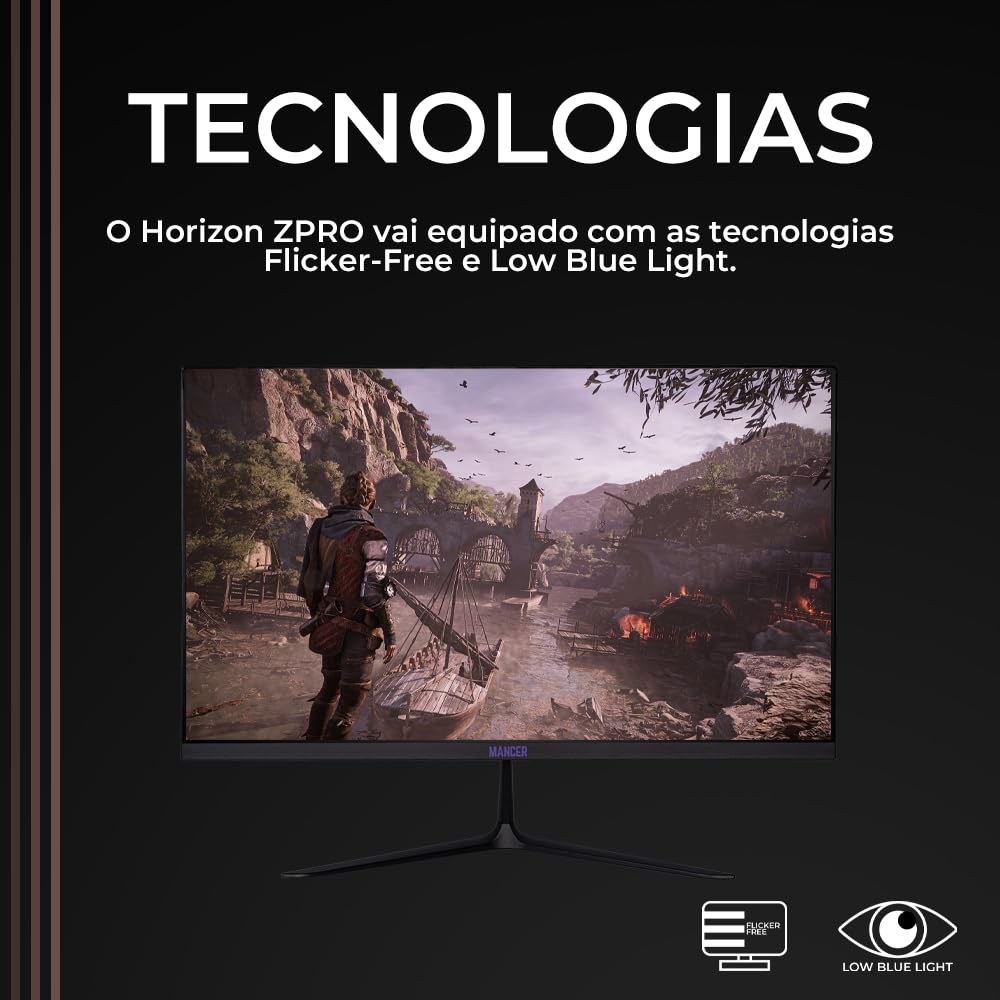 Monitor Gamer Mancer Horizon Z PRO | 27 Polegadas | Full HD